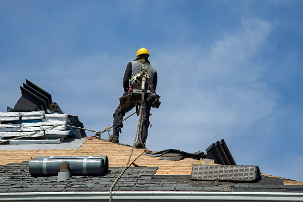 Professional Flat Roof Repair technician working in North Salt Lake, UT